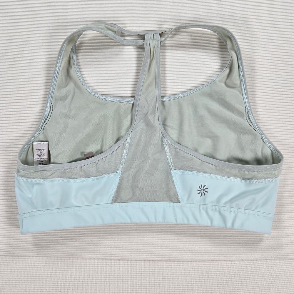 Athleta Push the Limit Sports Bra in Water Blue Women's Size Large - Picture 5 of 5